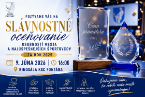 cena primátora za rok 2025, zdroj foto piestany.sk
